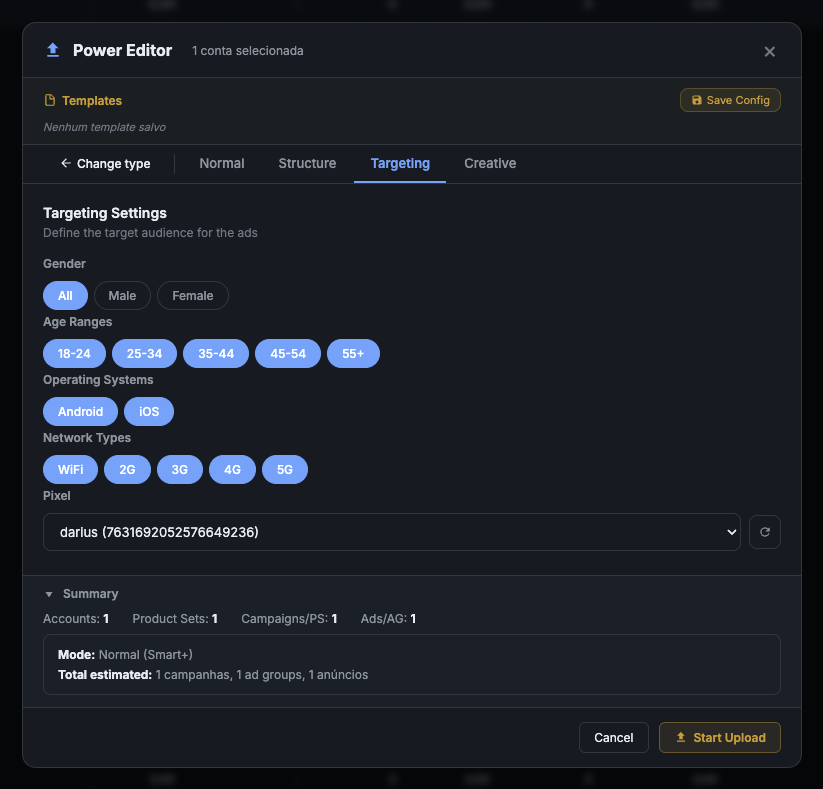 Step 4: Smart+ targeting